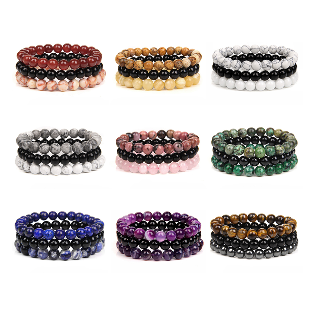 StoneBound Natuursteen | 8mm Armbanden