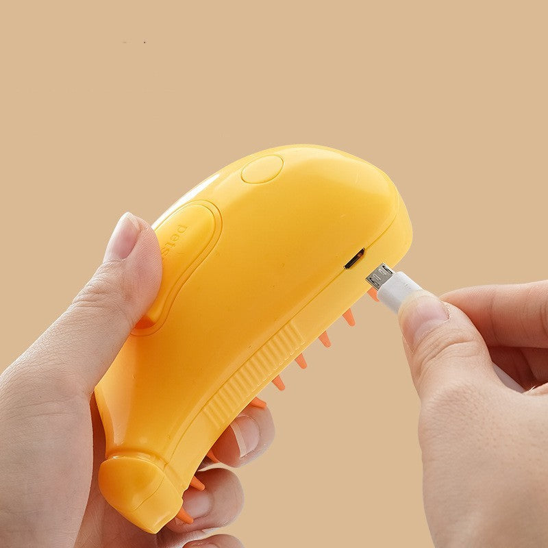 SteamBrush Banana | Verzorging en Ontspanning voor jouw huisdier!