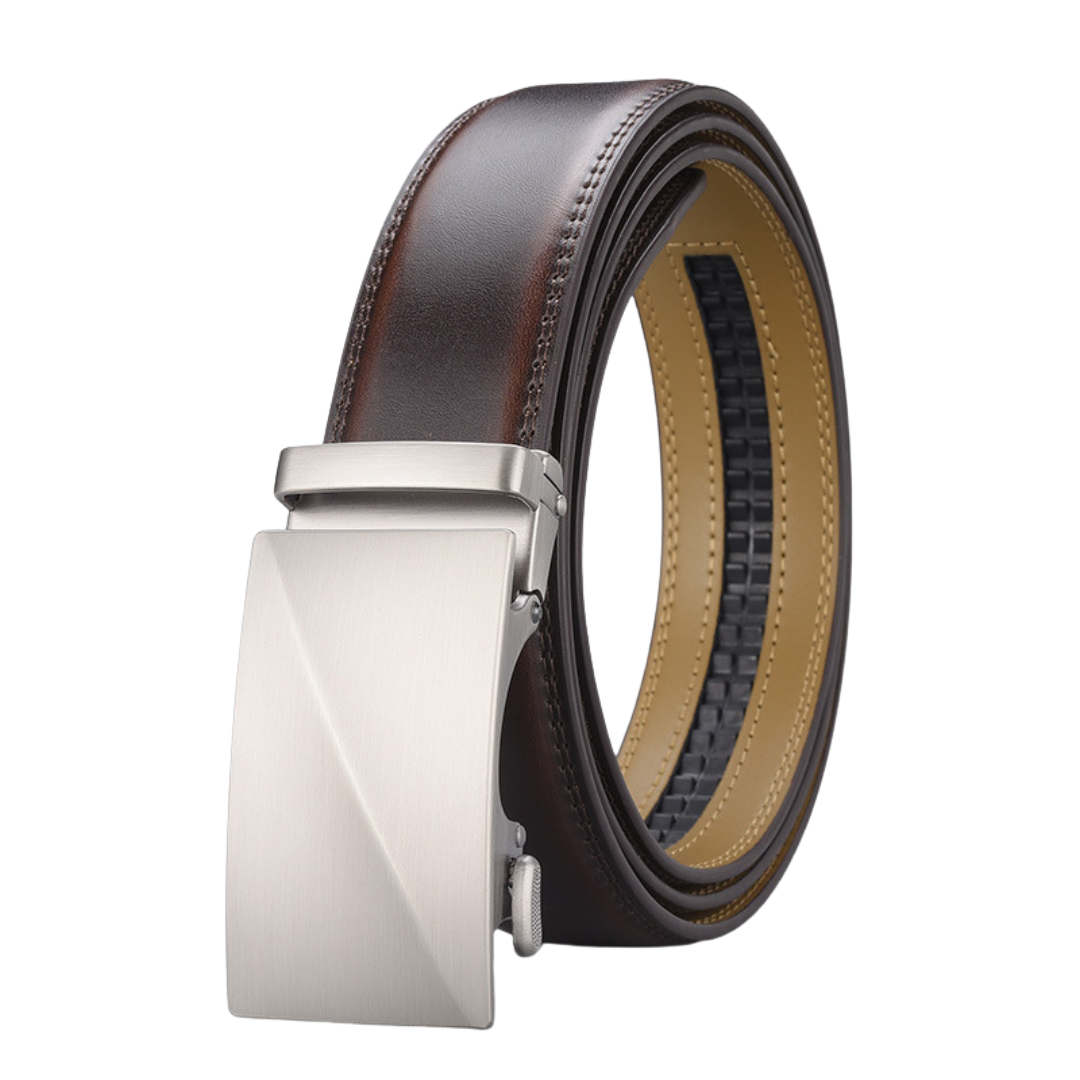 BuckleUp Full Brown | Lederen riem van 130cm