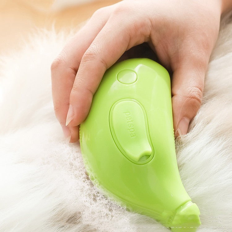SteamBrush Banana | Verzorging en Ontspanning voor jouw huisdier!