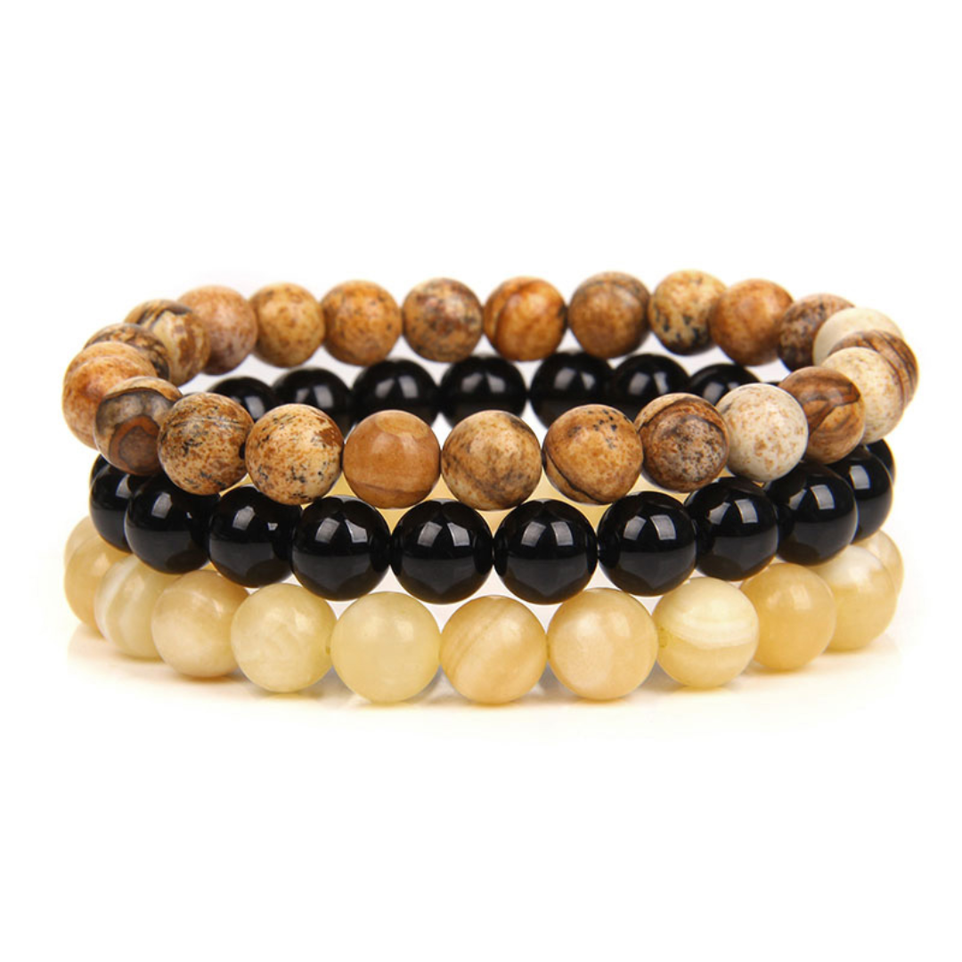 StoneBound Nature | 8mm Beads Bracelets