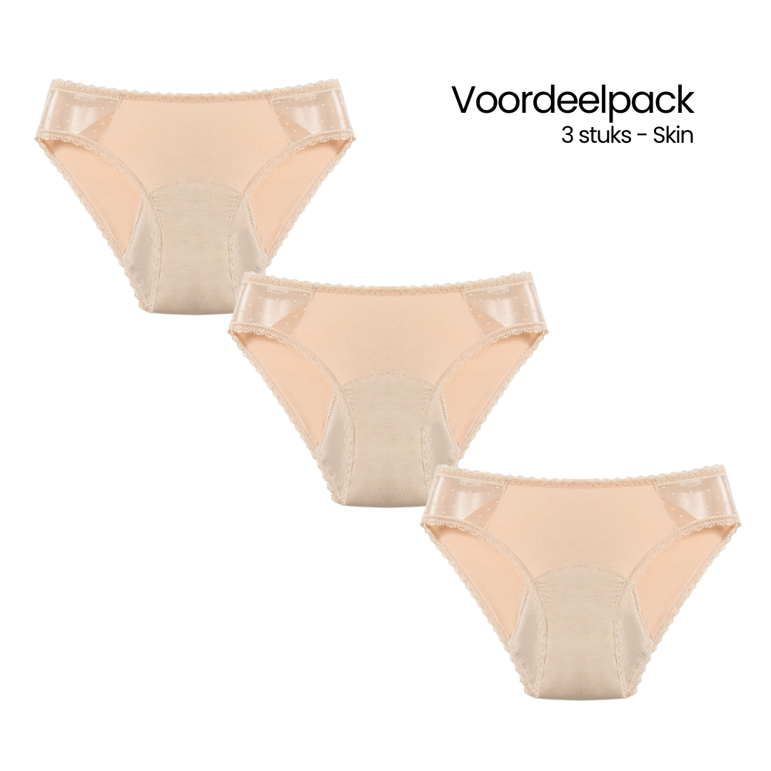 Biscomi Menstruatie Slips | Bamboo Skin 3-Pack