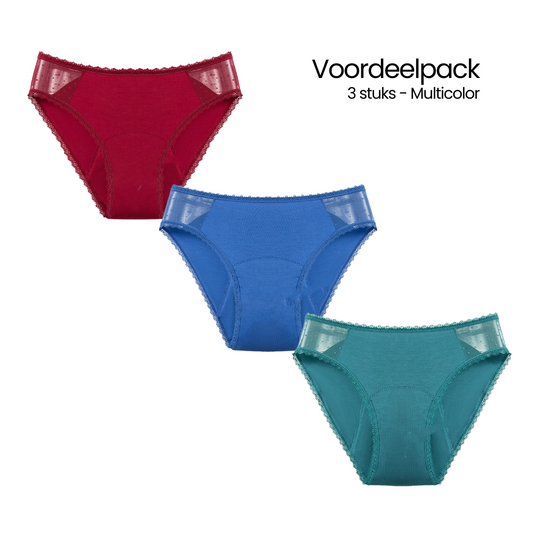 Biscomi Menstruatie Slips | Bamboo Summer Pack