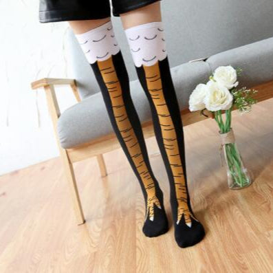 ChickenLeg Lange Sokken | Laat je vrienden zien wie de Sterkste Benen heeft