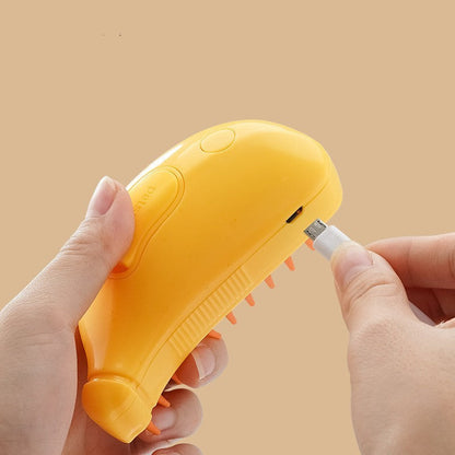SteamBrush Banana | Verzorging en Ontspanning voor jouw huisdier!