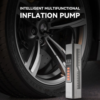 AirPro Draadloze Bandenpomp | met Zaklamp, Powerbank en Stofzuiger