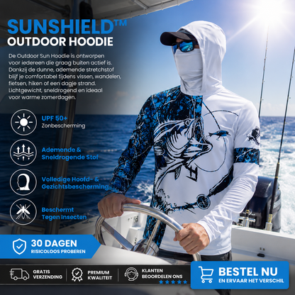 SunShield™ Outdoor Hoodie | Vissen