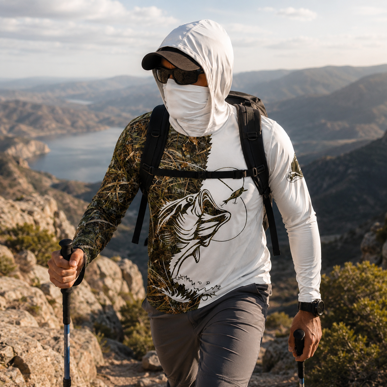 SunShield™ Outdoor Hoodie | Vissen