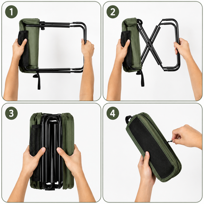 PocketSeat™ Opvouwbaar Schoudertas Stoeltje
