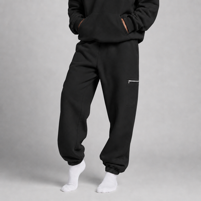 P248 Sleepy Travel Pants - Zwart - Front Showcase