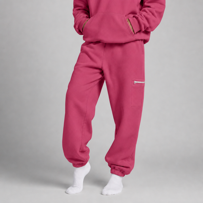 P248 Sleepy Travel Pants - Burgundy - Front Showcase