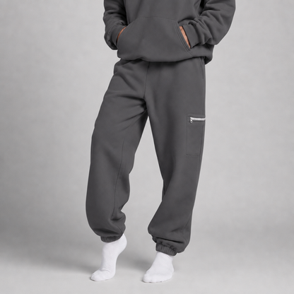 P248 Sleepy Travel Pants - Grijs - Front Showcase