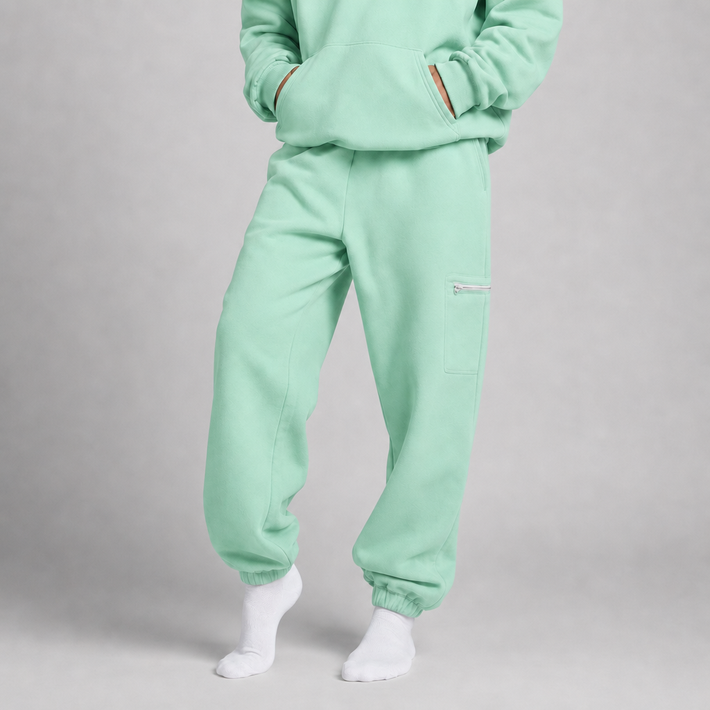 P248 Sleepy Travel Pants - Mint - Front Showcase