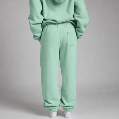 P248 Sleepy Travel Pants - Mint - Detail Achterzak