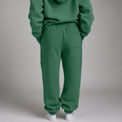 P248 Sleepy Travel Pants - Groen - Detail Achterzak