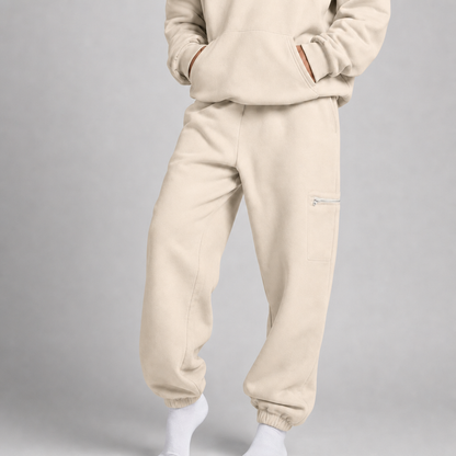 P248 Sleepy Travel Pants - Off-White - Front Showcase