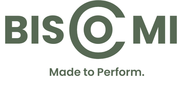 Biscomi logo - Made to Perform