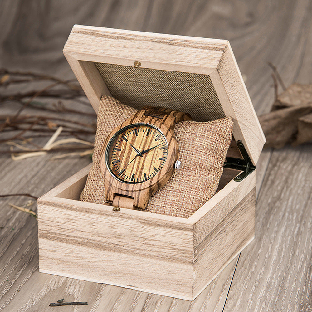 ChronoWood Chain Band - Natuurlijke luxe om je pols