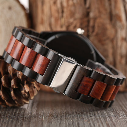ChronoWood Chain Band - Natuurlijke luxe om je pols