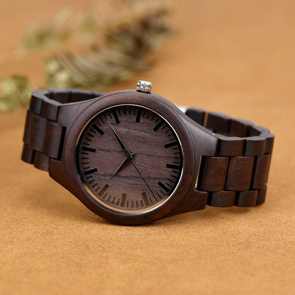 ChronoWood Chain Band - Natuurlijke luxe om je pols