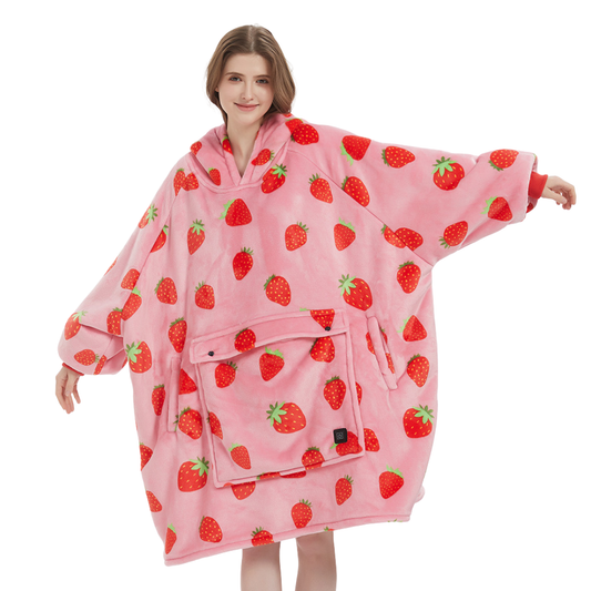 HeatPro Oversized Hoodie - Draadloos verwarmd en Plushy
