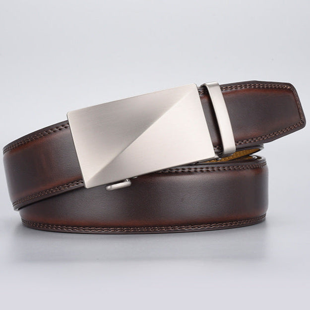 BuckleUp Full Brown | Lederen riem van 130cm