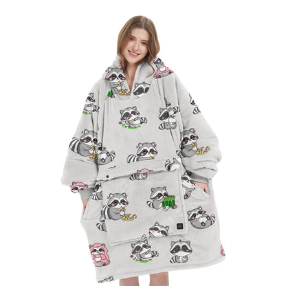 HeatPro Oversized Hoodie - Draadloos verwarmd en Plushy