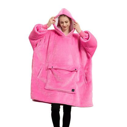 HeatPro Oversized Hoodie - Draadloos verwarmd en Plushy
