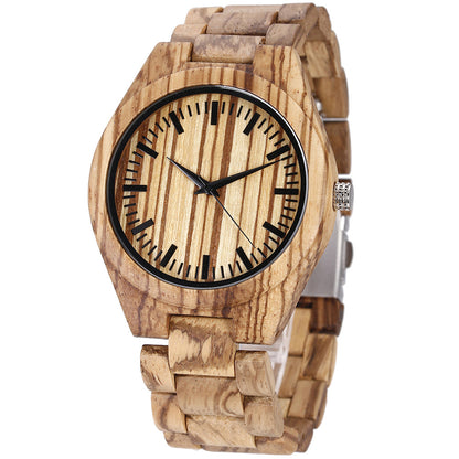 ChronoWood Chain Band - Natuurlijke luxe om je pols