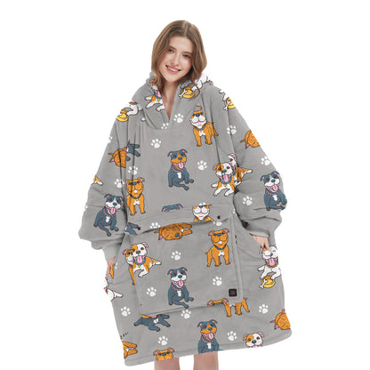 HeatPro Oversized Hoodie - Draadloos verwarmd en Plushy