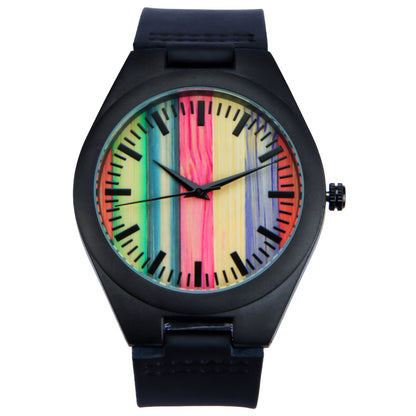 ChronoWood Houten horloges - Colored Wood Wijzerplaten