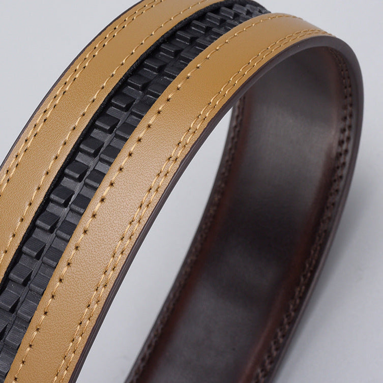 BuckleUp Full Brown | Lederen riem van 130cm