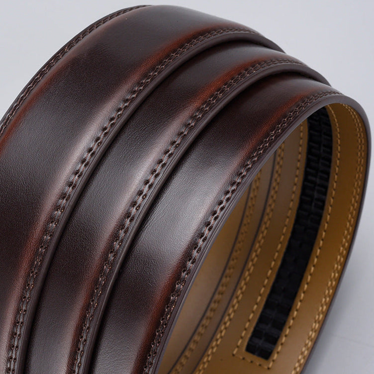 BuckleUp Full Brown | Lederen riem van 130cm