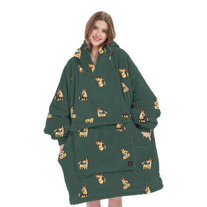 HeatPro Oversized Hoodie - Draadloos verwarmd en Plushy