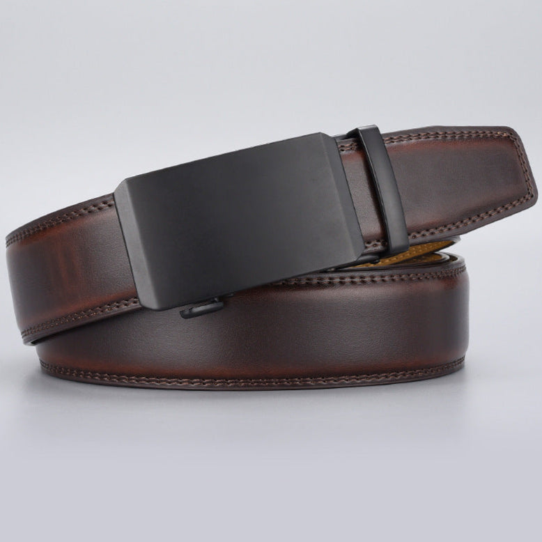 BuckleUp Full Brown | Lederen riem van 130cm