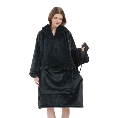 HeatPro Oversized Hoodie - Draadloos verwarmd en Plushy