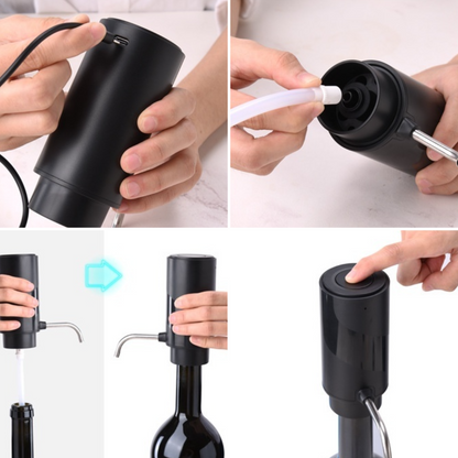 WinePro Elektrische Wijnpomp Decanter | Altijd Frisse Wijn en Niet Meer Morsen!