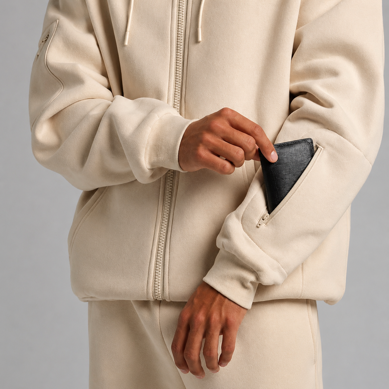 Sleepy Travel Zipper Hoodie | Oogmasker