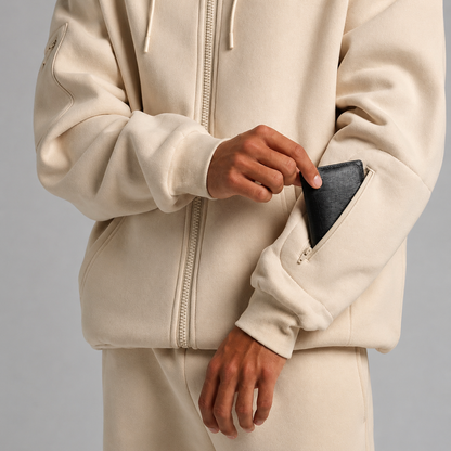 Sleepy Travel Zipper Hoodie | Oogmasker