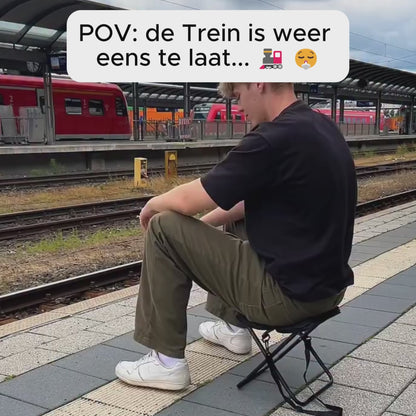 PocketSeat™ Opvouwbaar Schoudertas Stoeltje
