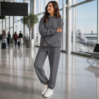 Sleepy Travel Set - Grijs - Hero