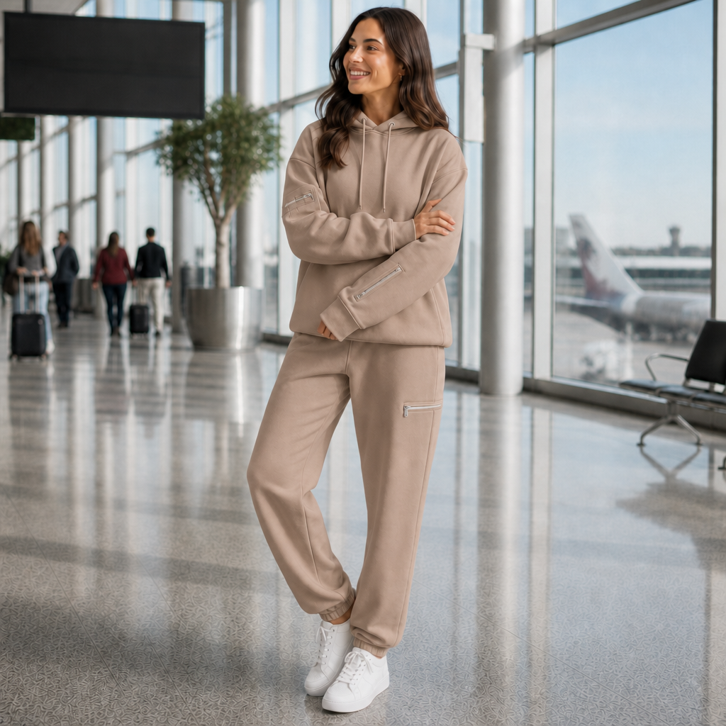 Sleepy Travel Set - Khaki - Hero